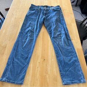 34 HERITAGE Men's Courage Straight Leg Jeans Size 34X32 In Mid Blue
